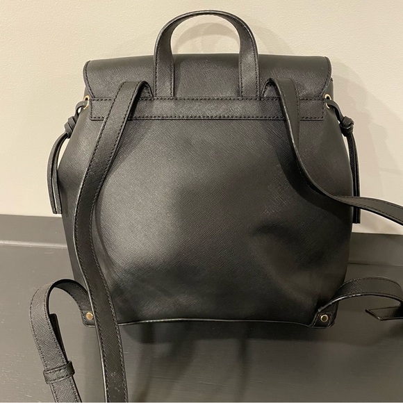 KATE SPADE Laurel Way Jessie Backpack - Black Leather - Picture 13 of 16